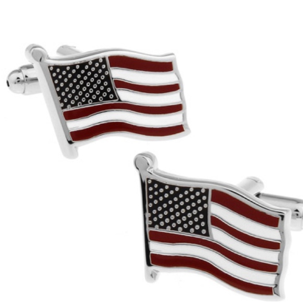 American Flag Cufflinks